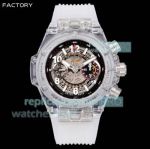 HBF Swiss Replica Big Bang Unico Chronograph Sapphire Hublot Clear Watch 